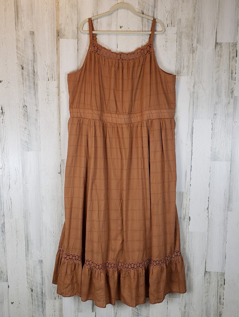 Torrid Crochet-Trim Maxi Dress Size 4X - Picture 3 of 11